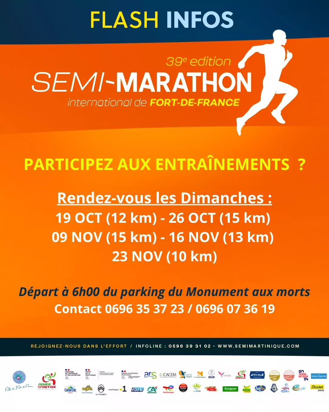 10 19 26 11 09 16 23 FDEF SEMI MARATHON